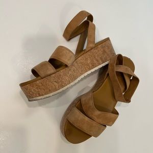 Vince Platform Sandal Wedges